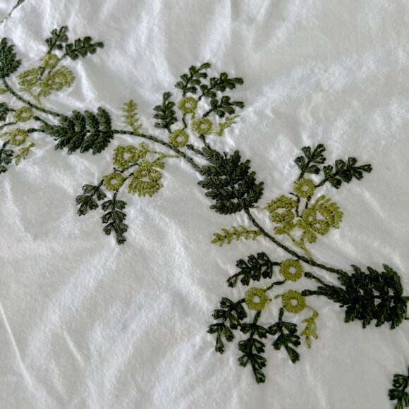 Lilou Embroidered Duvet Cover - Ballard Design F/Q - Picture 3 of 3